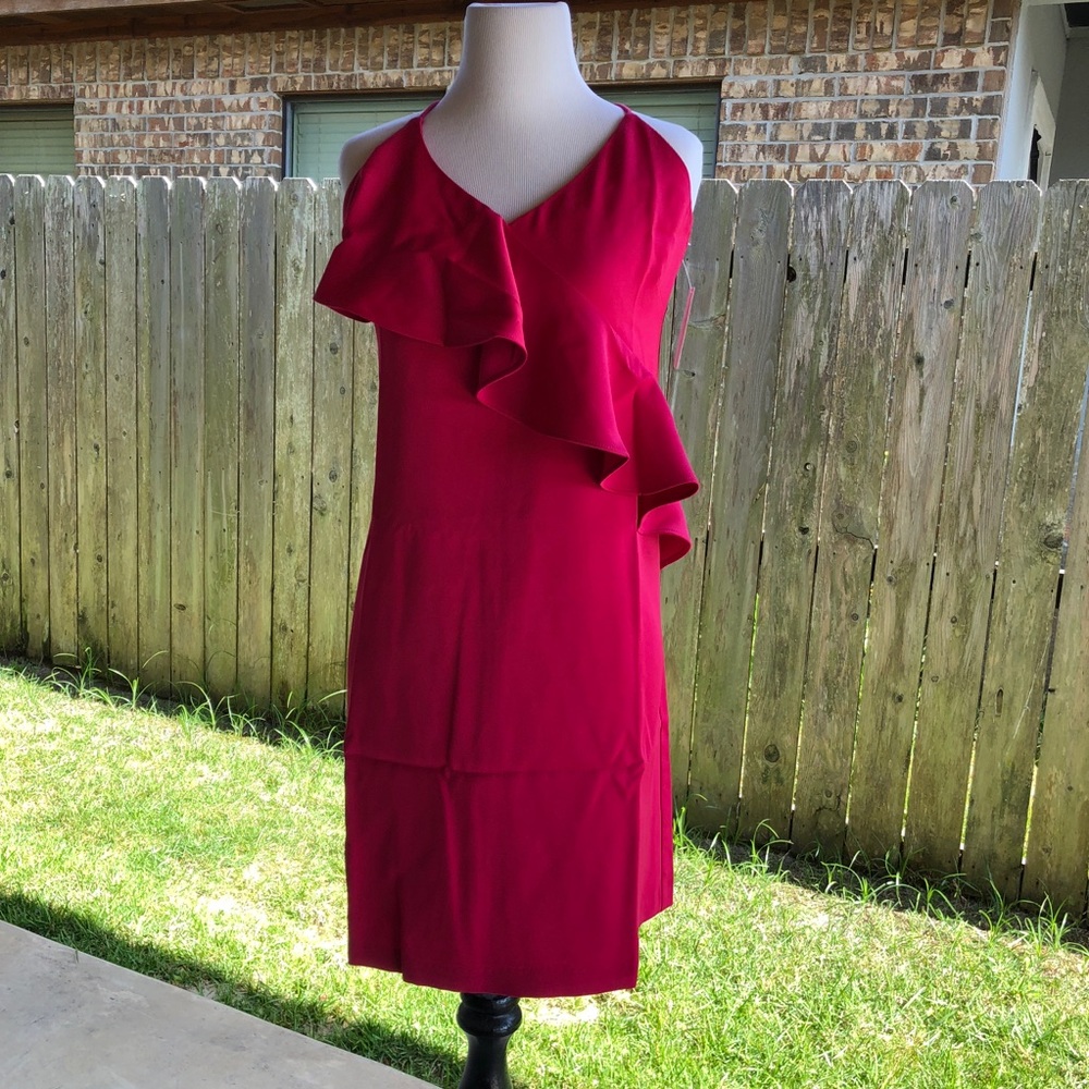 NWT Chelsea28 Ruffle slip dress
